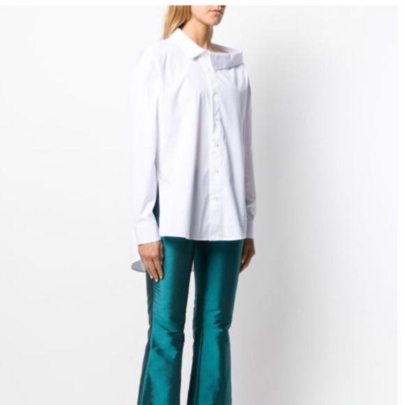 DECONSTRUCTED OFF-THE-SHOULDER SHIRT  EACH OTHER - Picture 1 of 9